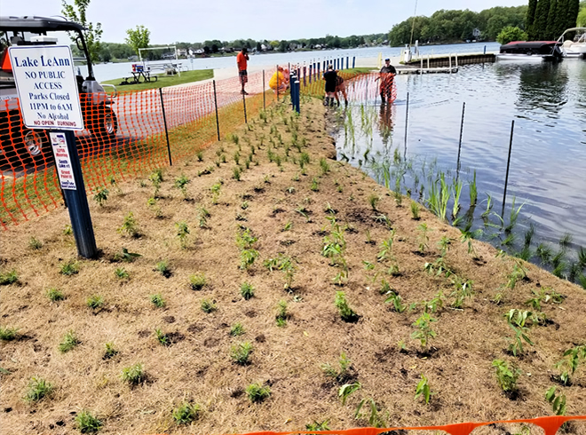 Lake LeAnn Planting