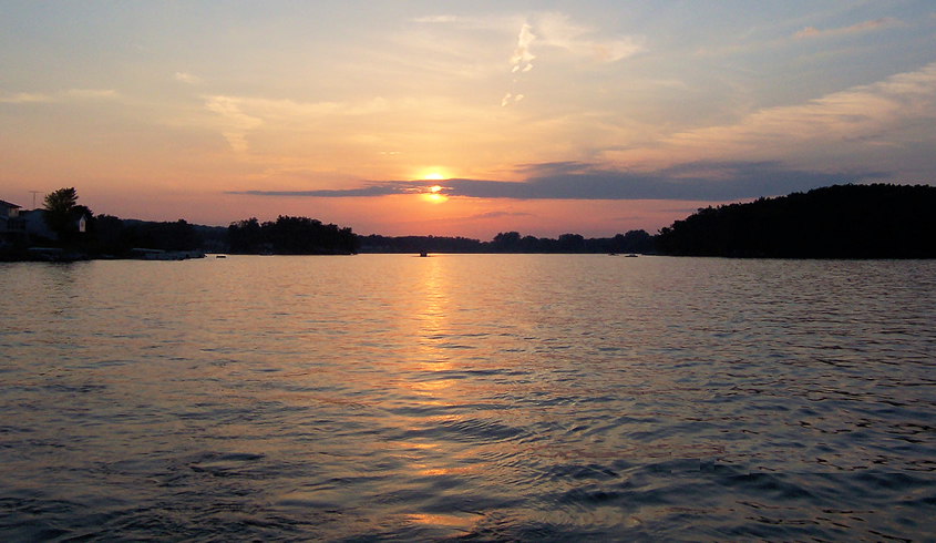 Sunset at Lake LeAnn